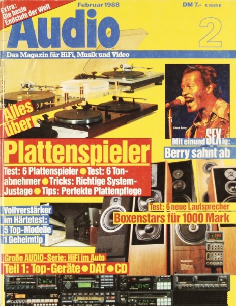 Audio 2/1988 Zeitschrift