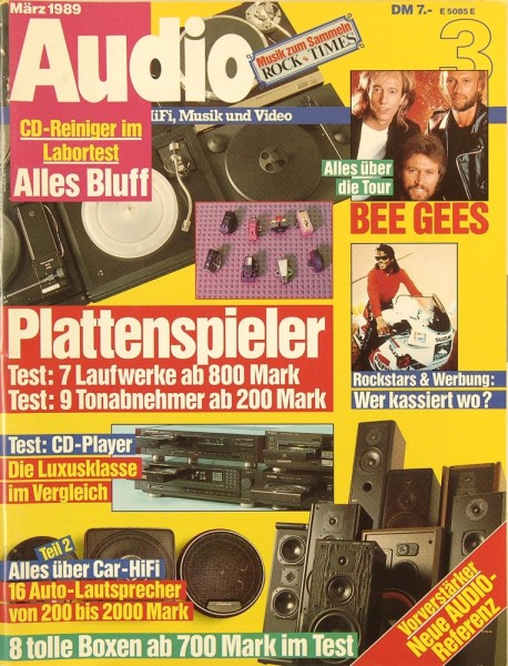 Audio 3/1989 Zeitschrift