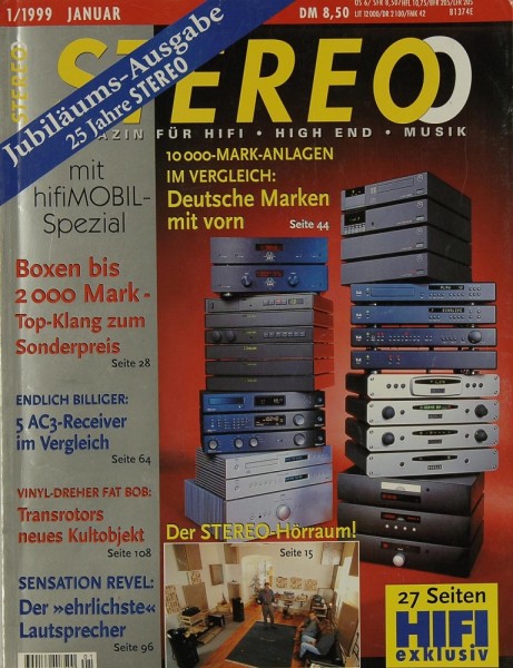 Stereo 1/1999 Zeitschrift