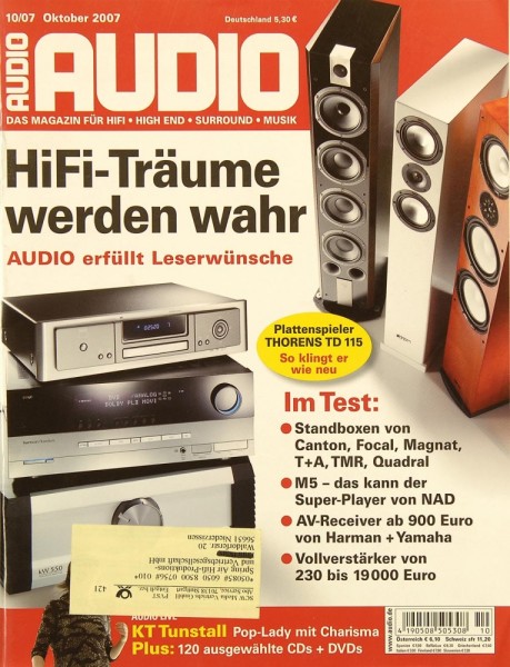 Audio 10/2007 Zeitschrift