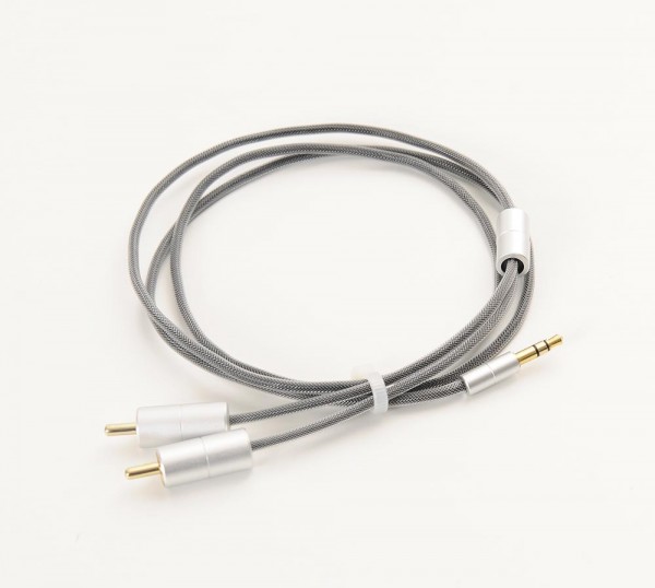 NF-Kabel 3,5 mm Klinke auf 2x Cinch 1,0 m