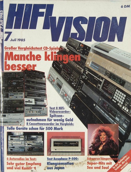 Hifi Vision 7/1985 Zeitschrift