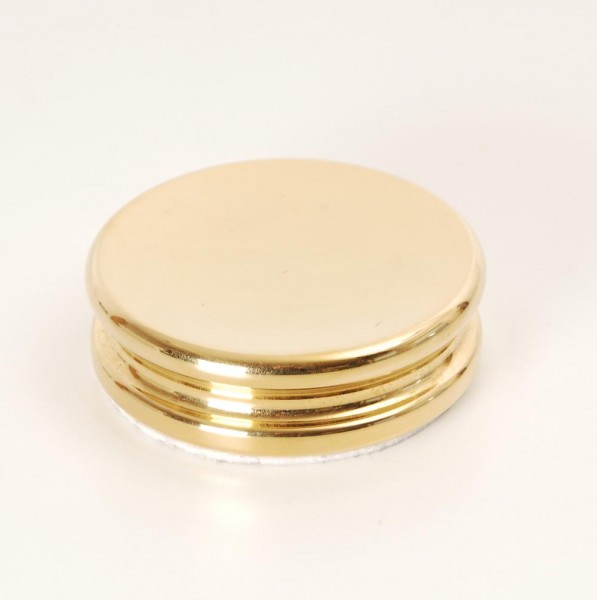 Gold plated plate weight