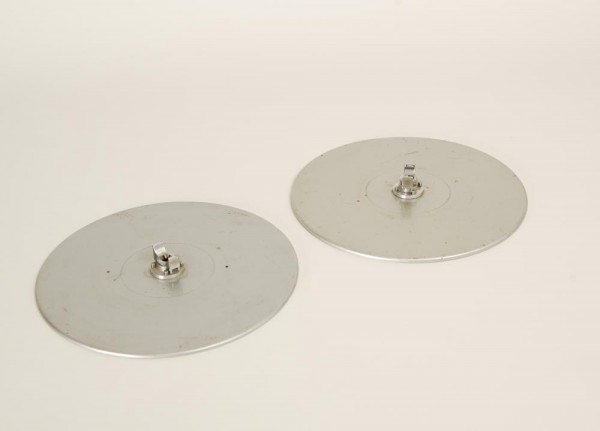 Band plate grey 26.5 cm pair