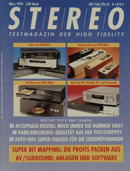 Stereo 3/1994 Zeitschrift