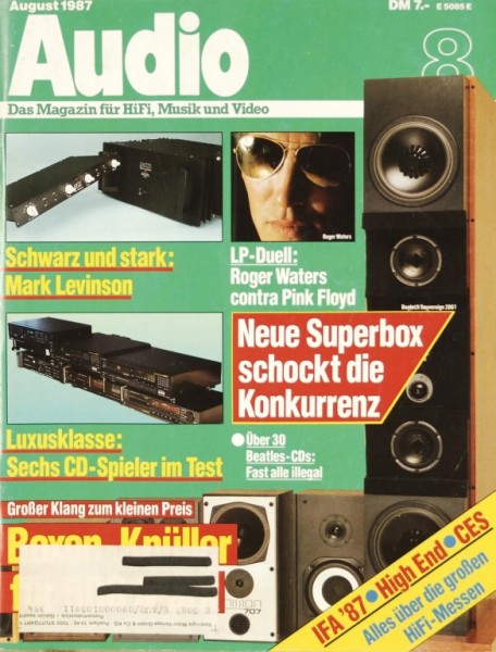 Audio 8/1987 Zeitschrift
