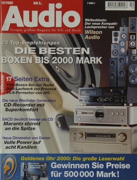 Audio 10/2000 Zeitschrift