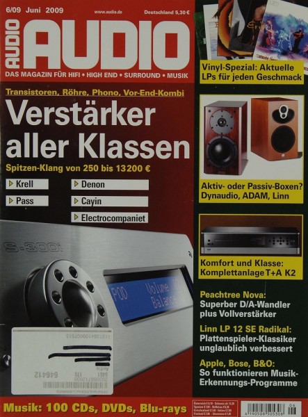 Audio 6/2009 Zeitschrift