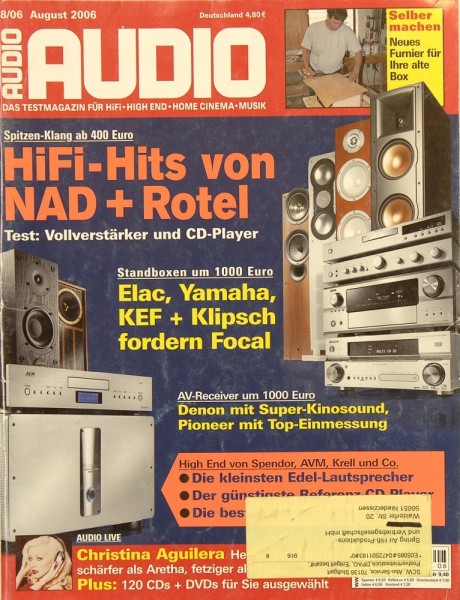 Audio 8/2006 Zeitschrift