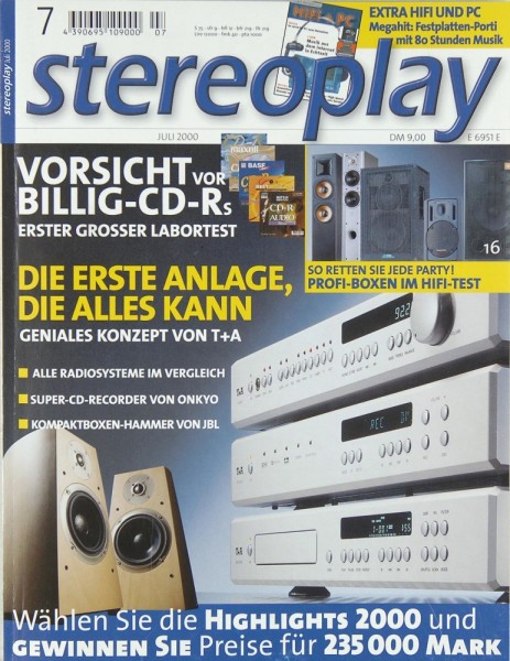 Stereoplay 7/2000 Zeitschrift