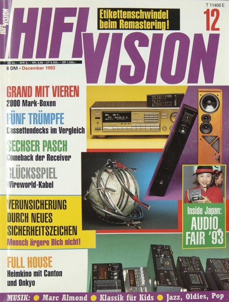 Hifi Vision 12/1993 Zeitschrift