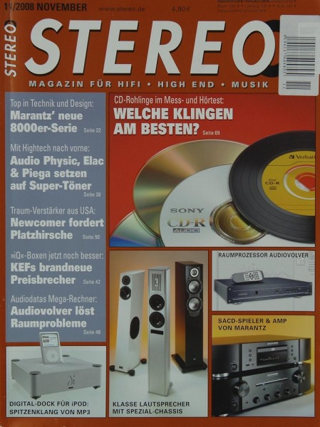 Stereo 11/2008 Zeitschrift