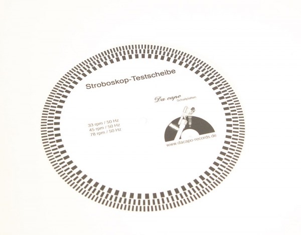 Da Capo Stroboscope Disc