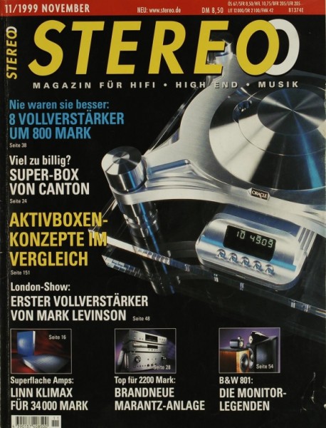 Stereo 11/1999 Magazine