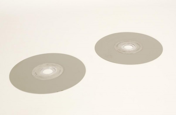 Band plate grey 26 cm pair