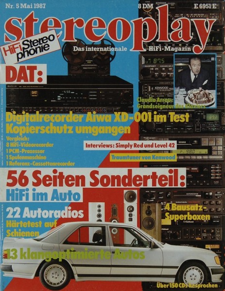 Stereoplay 5/1987 Zeitschrift