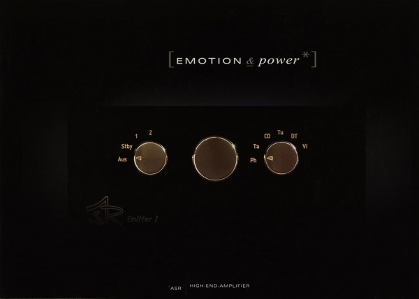 ASR Emotion &amp; Power Prospekt / Katalog