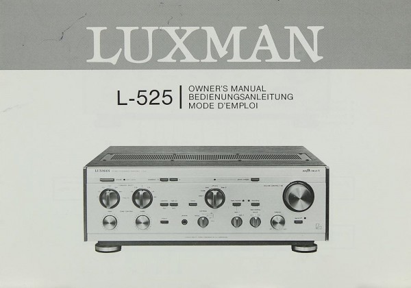 Luxman L-525 Bedienungsanleitung
