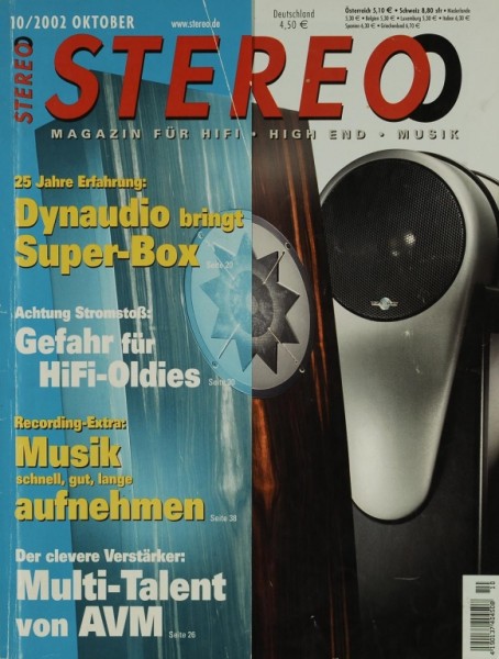 Stereo 10/2002 Zeitschrift