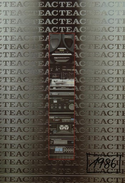 Teac Produktübersicht (1986) Prospekt / Katalog