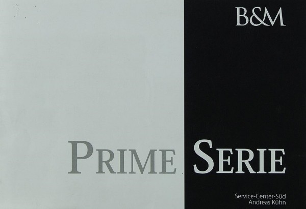 Backes &amp; Müller Prime Serie Prospekt / Katalog