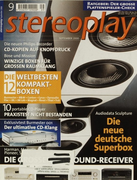 Stereoplay 9/2000 Zeitschrift