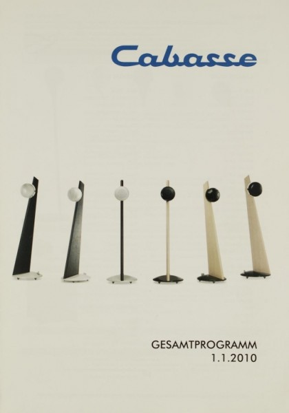 Cabasse Gesamtprogramm 1.1.2010 Prospekt / Katalog