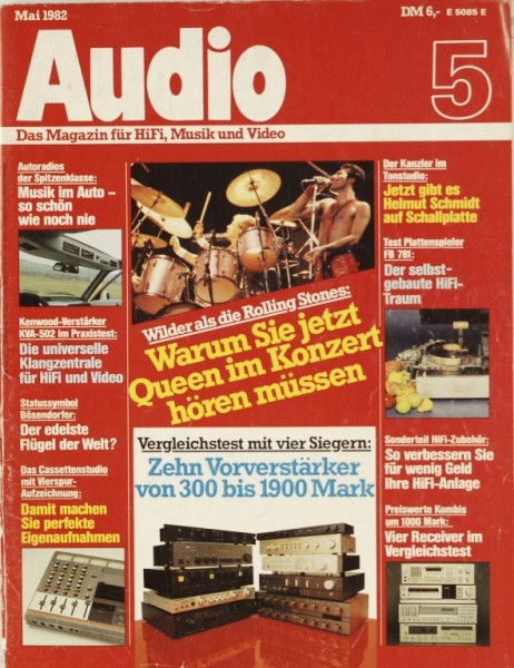 Audio 5/1982 Zeitschrift