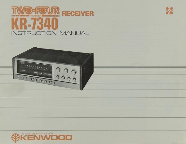 Kenwood KR-7340 Manual