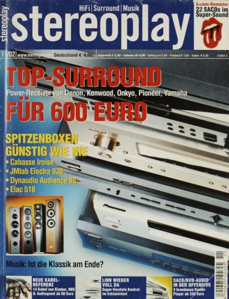 Stereoplay 11/2002 Zeitschrift
