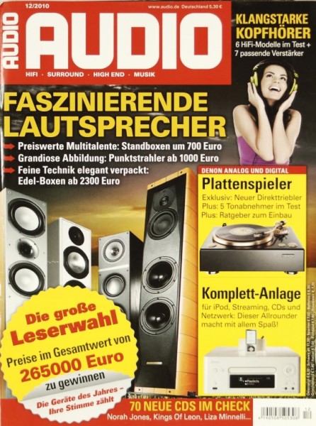 Audio 12/2010 Zeitschrift