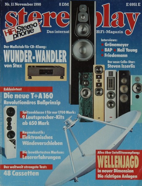 Stereoplay 11/1990 Zeitschrift