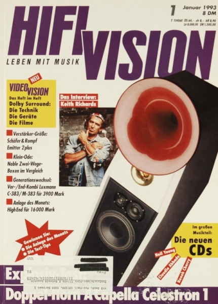 Hifi Vision 1/1993 Zeitschrift