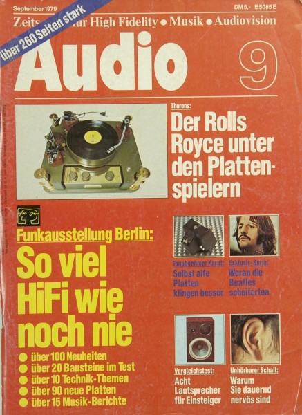 Audio 9/1979 Zeitschrift