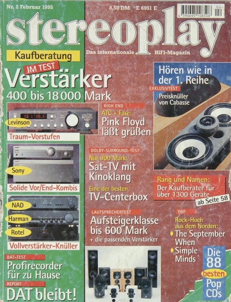 Stereoplay 2/1995 Zeitschrift