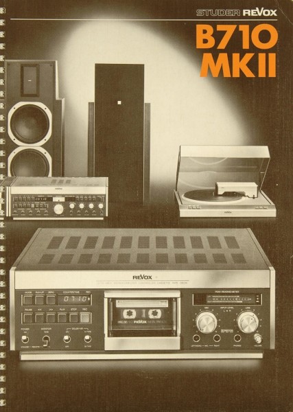 Revox B 710 MK II Manual