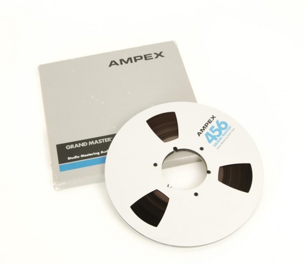 Ampex 456 tape 27 cm metal NAB silver