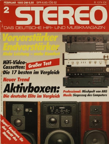 Stereo 2/1985 Zeitschrift