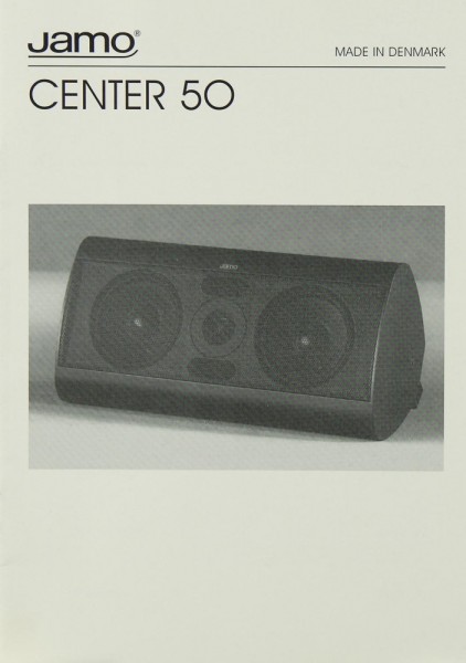 Jamo Center 50 Manual
