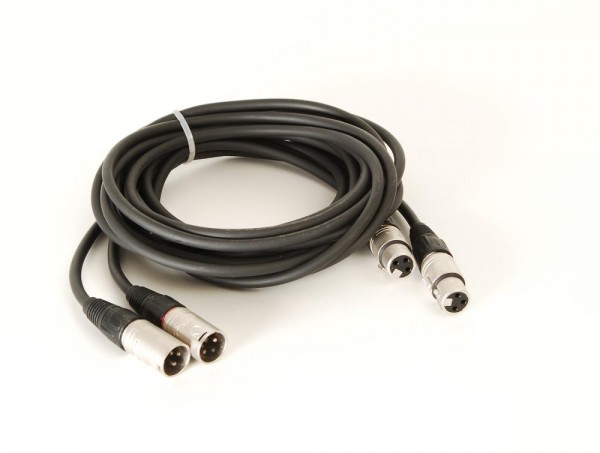 XLR-Kabel 2 x 3,0 m