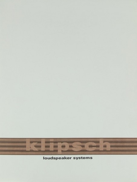 Klipsch Heresy H-700 brochure / catalogue
