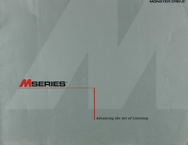 Monster Cable M-Series brochure / catalogue