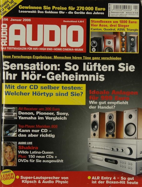Audio 1/2006 Zeitschrift