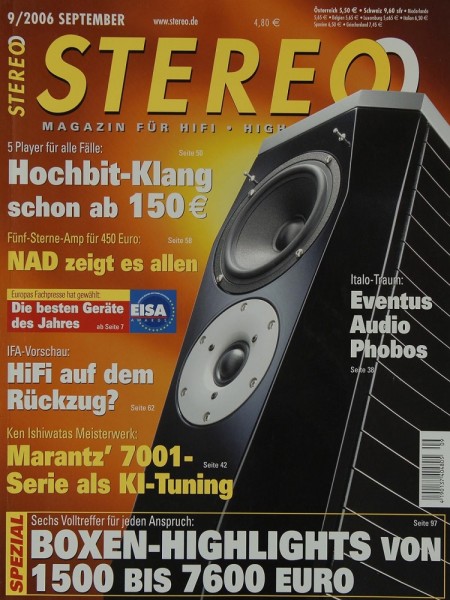 Stereo 9/2006 Zeitschrift