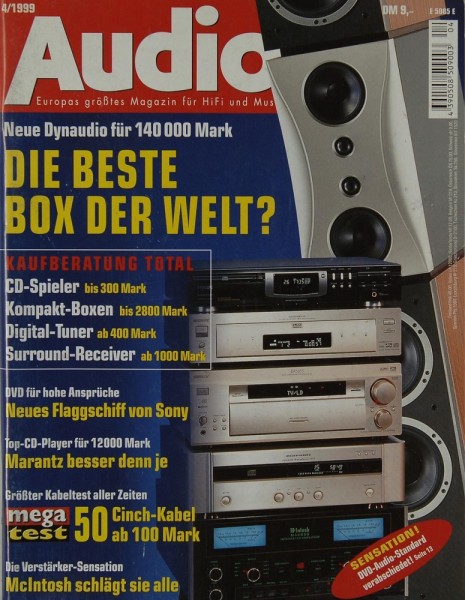 Audio 4/1999 Zeitschrift