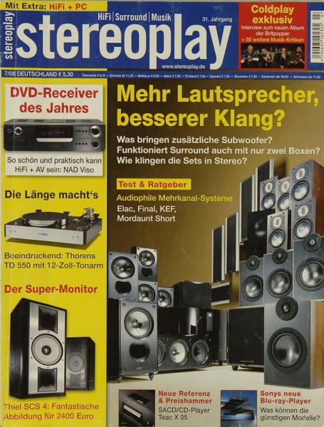 Stereoplay 7/2008 Zeitschrift