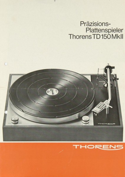 Thorens TD 150 MK II brochure / catalogue