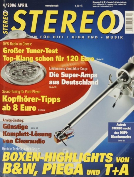Stereo 4/2006 Zeitschrift