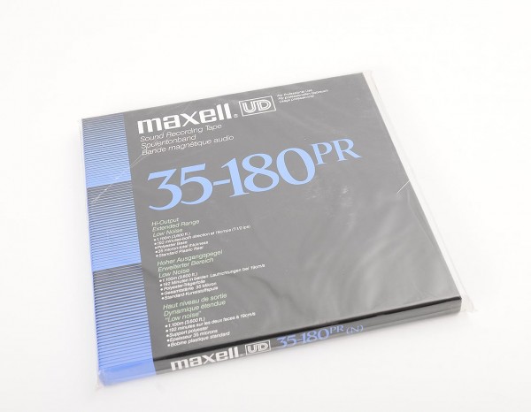 Maxell UD 35-180 Tonbandspule 27cm mit Band unbenutzt!