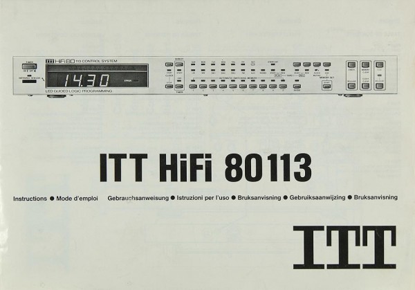 ITT 80113 User Manual